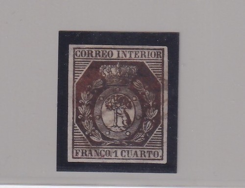 Spagna 1853 bronzo - spagna, (n°22)