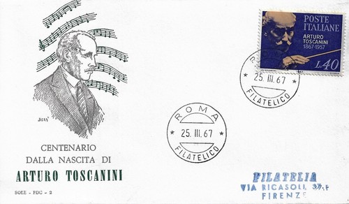 Fdc sole arturo toscanini - sole",