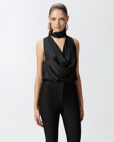 Pinko top drappeggiato in - drappeggiato,