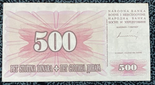 Bosnia 500 dinara 1994 - bosnia,,