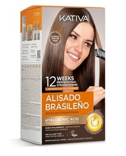 Kativa Liscio Brasiliano 12 Settimane Liscio Professionale Vegetal Keratin