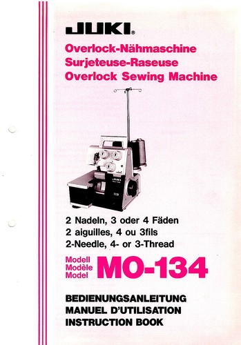 Juki overlock mo 134 - overlock, mo-134