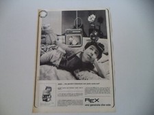 advertising Pubblicità 1967 TELEVISORE REX P11