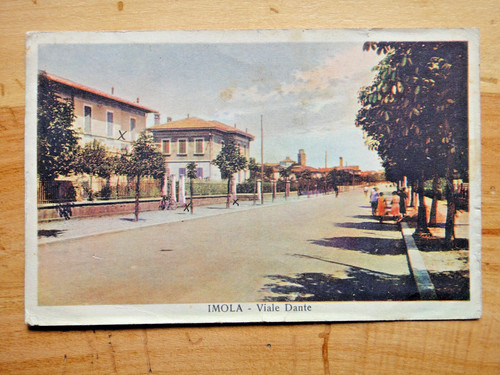 Imola cartolina viale - imola., cartolina.
