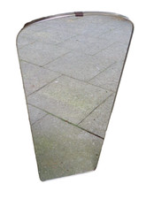 50er 60er Anni Parete Vetro Specchio Blechguss Monte 75x34 CM 50s 60s Vintage