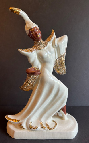 Statuina ceramica ballerina