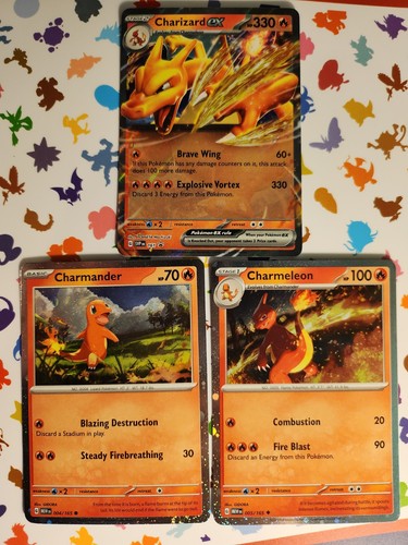 Charizard 161 charmander - charizard, ex