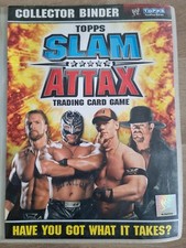 🇺🇲 Album Complet TOPPS WWE SLAM ATTAX Collector Binder TCG 