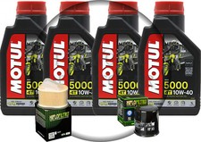 Kit Tagliando Kawasaki z800 dal 2013 al 2017 Olio Motul 10w40,Filtro Olio,Aria