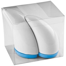 Simpatico set sale e pepe ricurvo in porcellana con base colorata 0CUJ