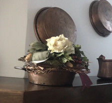 Tegame teglia rotonda in rame