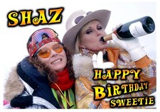 Ab Fab - Biglietto Auguri