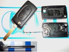 Guscio cover scocca chiave telecomando PEUGEOT 307 308 207 2 tasti portabatteria