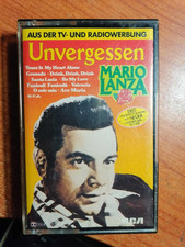 MARIO LANZA UNVERGESSEN  MC MUSICASSETTA RCA COME NUOVA!