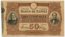50 LIRE BANCO DI NAPOLI