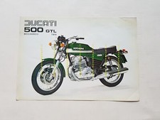 Ducati 500 GTL 1976 depliant moto originale genuine motorcycle brochure