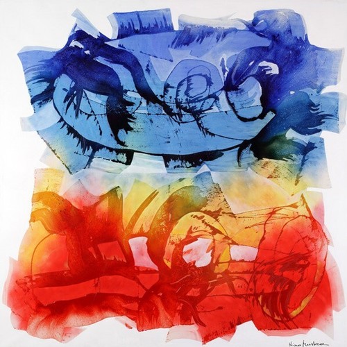 Quadro astratto mustica - astratto,