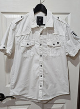 Camicia bianca manica corta