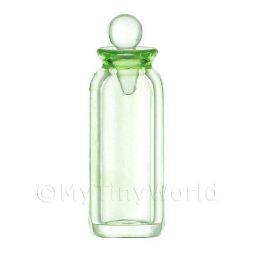 Miniature green glass - glass, pharmacy