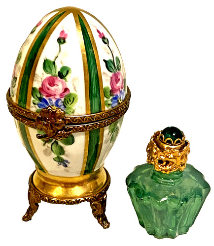 Limoges peint main trinket box - limoges,