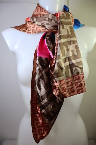 Fendi roma 100 seta silk - roma, tie