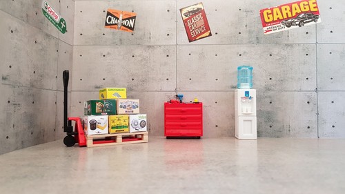 Accessori diorama officina - accessori,
