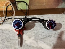 Portamanometri Con Manometri Fumè Depo Pressione Turbo E Temperatura Mini Cooper