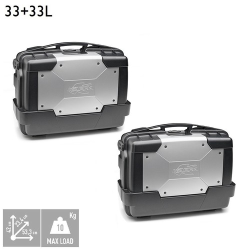 Coppia valigie laterali moto