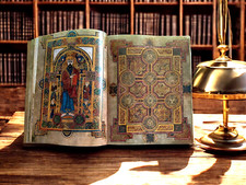 Book of Kells 800 AD Kell's