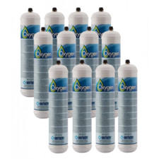 Nr 12 BOMBOLE OSSIGENO 110 BAR PER SALDATURA RICAMBI PER TURBO SET 30 90 110 200