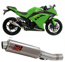 scarico omologato ece gp gun arrow inox kawasaki ninja 300 2015 15 2016 16