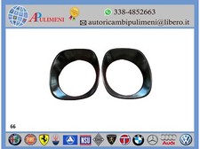 COPPIA CORNICE FARO INTERNO ALLUMINIO NERO FORD TRANSIT MK1