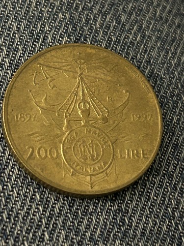 Moneta italiana lire 200 - italiana,