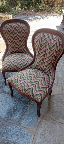 Coppia vecchie poltroncine da - ,