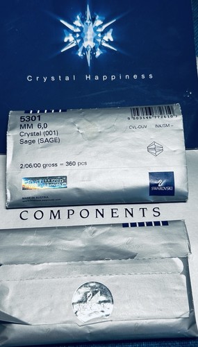 Swarovski 5328 6mm cristallo - 5328,