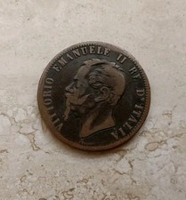 Regno d'Italia 10 centesimi rame 1867 Re Vittorio Emanuele II zecca Birmingham