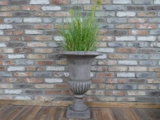 Urna scanalata grigio - , pietra