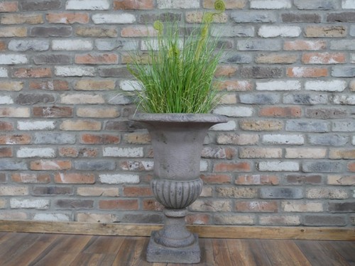 Urna scanalata grigio - , pietra