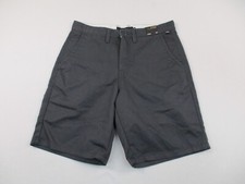 Vans pantaloncino uomo 29 grigio tinta unita casual tasche elasticizzato skateboard elasticizzato