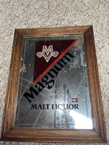 Insegna specchio liquore malto - insegna,