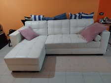 vidaXL 241980 Divano Componibile a 3 Posti - Bianco