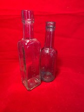 3 Vintage Sauce Bottles, Two