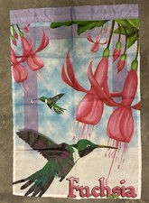 Bandiera colibrì fucsia 28 x