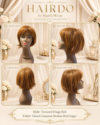 Parrucca bob con frange - parrucca,