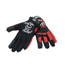 Wcc riding gloves black red - wcc,