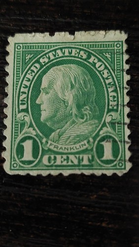 Rare stamp cent benjamin - stamp,