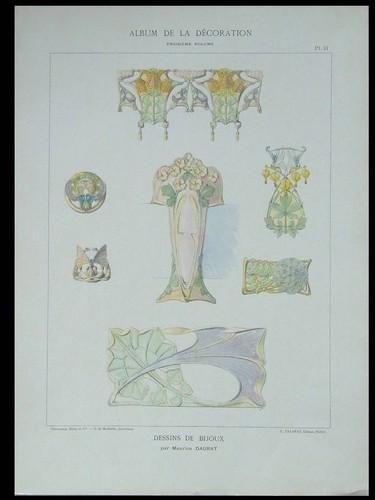 Bijoux art nouveau 1901 - bijoux,