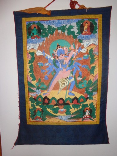 Thangka tibetano nepal - thangka, tibetano-nepal