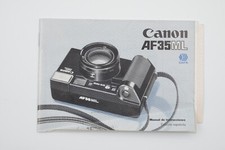 LIBRETTO ISTRUZIONI CANON AF35ML - (per parti di ricambio)