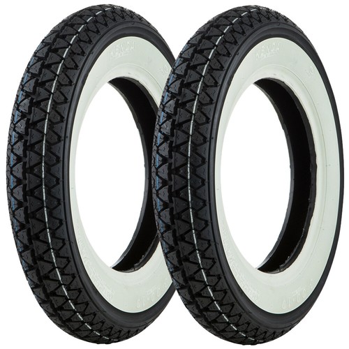 Coppia gomme fascia bianca - coppia,